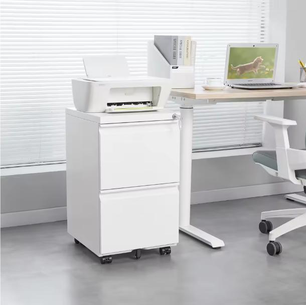 Mobiel Metalen Ladeblok met 2 Lades – Afsluitbare Kast, Zakelijke goederen, Kantoor en Winkelinrichting | Kantoormeubilair en Inrichting