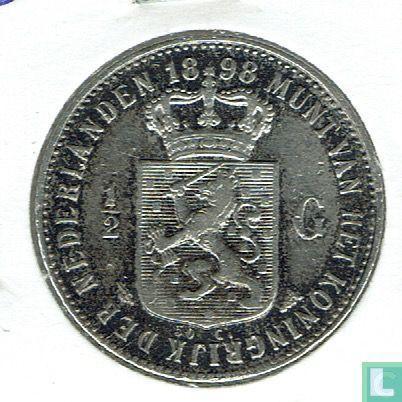 Nederland ½ gulden 1898, Postzegels en Munten, Munten | Nederland, Losse munt, Overige waardes, Goud, Zilver, Verzenden