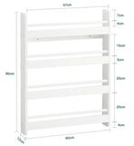 Kinderboekenkast 4 Planken – Wandplank en Boeken Organizer, Huis en Inrichting, Verzenden, Nieuw
