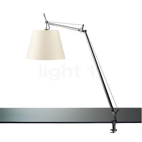 Artemide Tolomeo Mega Tavolo, frame aluminium/lampenkap perk, Huis en Inrichting, Lampen | Tafellampen, Nieuw, Verzenden