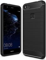 HUAWEI P10 Lite Carbon Fiber Style TPU Case Zwart, Telecommunicatie, Mobiele telefoons | Hoesjes en Frontjes | Overige merken