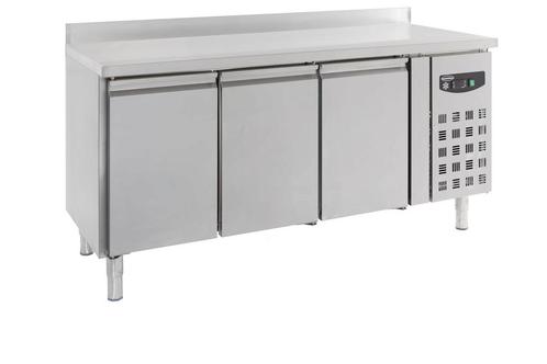 Combisteel Koelwerkbank 417L Met 3 Deuren (1/1 GN) En Achter, Witgoed en Apparatuur, Koelkasten en IJskasten, Ophalen of Verzenden