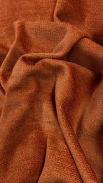 Stevige maar zeer zachte stof van terracotta-kleurige