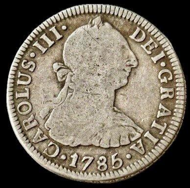 Spanje. Carlos III. 2 Reales - 1785 FM - Mexico - (R1193), Postzegels en Munten, Munten | Europa | Niet-Euromunten