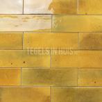 Wandtegel hanoi caramel geel 6.5x20 wandtegel, Doe-het-zelf en Verbouw, Tegels, Nieuw, Wandtegels, Keramiek, Ophalen of Verzenden
