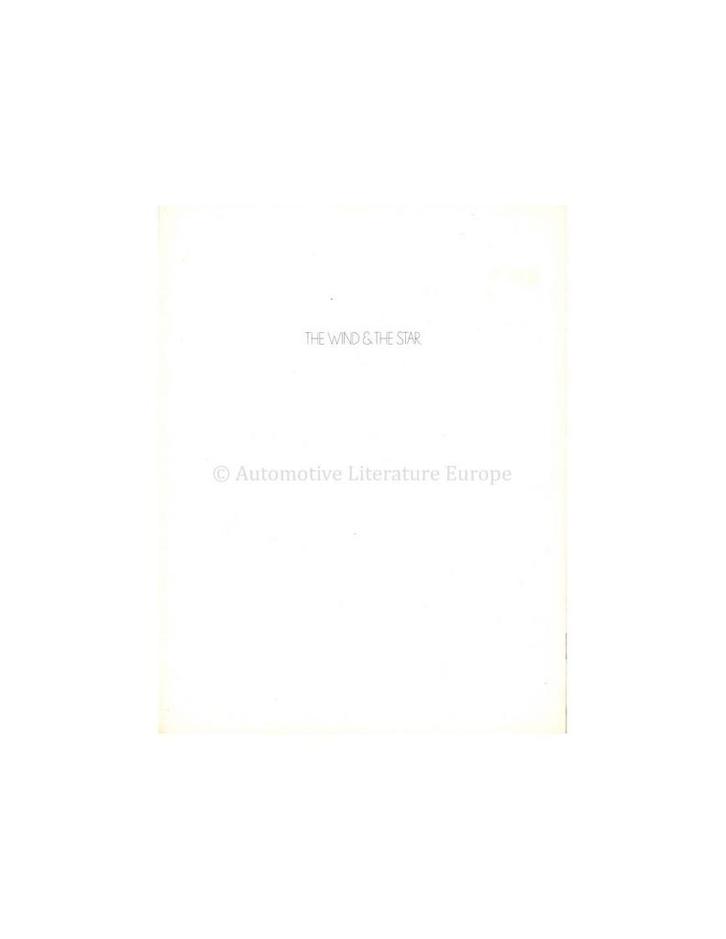 1973 MASERATI BORA / MERAK BROCHURE ENGELS (VS), Boeken, Auto's | Folders en Tijdschriften