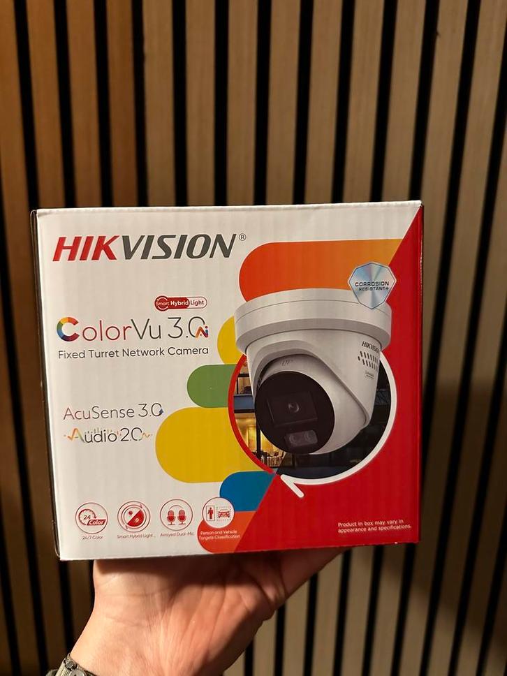 Hikvision DS-2CD2387G3-LIS2UY/SL – ColorVu 3.0 Led Alarm, Audio, Tv en Foto, Videobewaking, Buitencamera, Nieuw, Ophalen of Verzenden