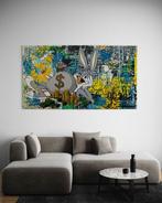 NOBLE$$ (1990) - Relaxing bunny - XXL, Antiek en Kunst, Kunst | Schilderijen | Modern
