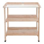 Werktafel | Oppottafel | Plantentafel | 76x37x92cm | Hout, Tuin en Terras, Verzenden, Nieuw