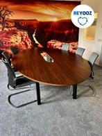 Ahrend 500 vergadertafel 380x180 - donker eiken - nieuwstaat, Aankleding binnen, Verzenden, Nieuw zonder verpakking, Overige typen