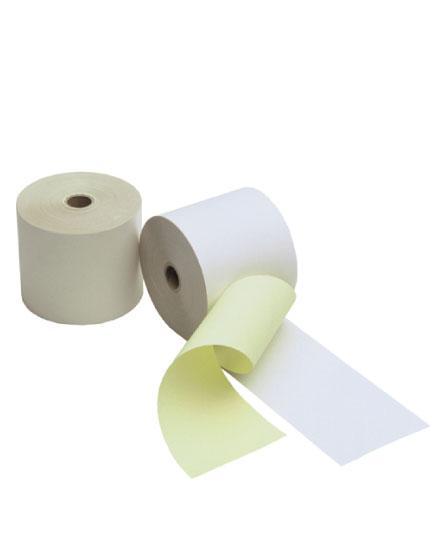 Duplorollen wit/geel 57x57x12mm - 50 rl/ds, Zakelijke goederen, Kantoor en Winkelinrichting | Kassa's en Betaalsystemen