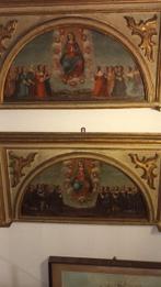Italiaanse school (XVIII) - Lunette con scene mariane