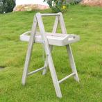 Bijzettafeltje Acacia Greywash met Uitneembaar Dienblad, Verzenden, Nieuw, Hout