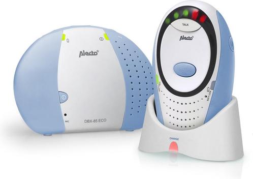 Alecto DBX-85 ECO - Full Eco DECT Babyfoon - Wit/Blauw, Huis en Inrichting, Overige Huis en Inrichting, Verzenden