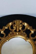Spiegel - Hout, goudblad - Rococò hybride, Antiek en Kunst