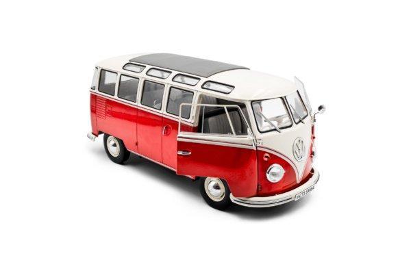 Solido 1:18 - Model bestelwagen - Volkswagen T1 Samba, Hobby en Vrije tijd, Modelauto's | 1:5 tot 1:12