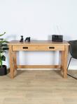 Eikenhout sidetable/bureau - handgemaakt - duurzaam | Vavivo