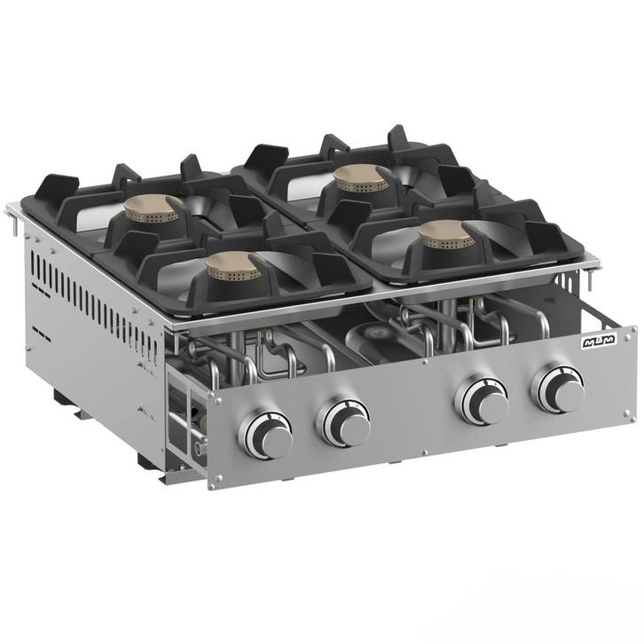 Inbouw Gasfornuis | DROP-IN | Gas | 4 Branders (4x 7kW) |, Zakelijke goederen, Horeca | Keukenapparatuur, Nieuw in verpakking