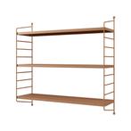 [en.casa] Wandplank Strängnäs verstelbaar 50x60x15 cm lichtb, Verzenden, Nieuw