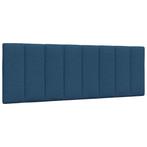 vidaXL Hoofdbordkussen 120 cm stof blauw, Verzenden, Nieuw, Blauw, Stof