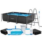 VirtuFit Zwembad Rechthoekig 300x210 cm Compleet Pakket, Tuin en Terras, Verzenden, Nieuw