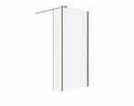 Douchewand met zijwand Silvo Helder glas Mat Goud, Verzenden, Nieuw