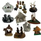 Kerststal Nativity Scenes (10) - Aardewerk, Gips, Textiel, Antiek en Kunst