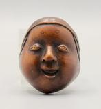 Okame - Hout - Seigyu - Japan - Negentiende eeuw