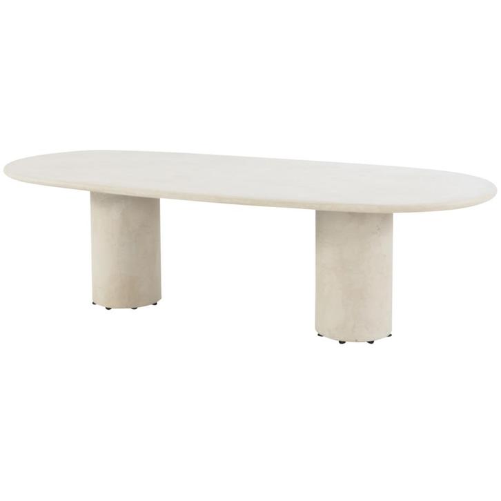 Hampton dining tuintafel ovaal mortex beige 240x105xH75 cm, Tuin en Terras, Tuintafels, Nieuw, Ophalen of Verzenden