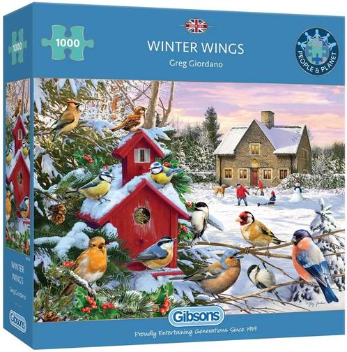 Winter Wings Puzzel (1000 stukjes) | Gibsons - Puzzels, Hobby en Vrije tijd, Denksport en Puzzels, Nieuw, Verzenden