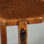 Bijzettafel of wijntafel Amsterdamse school ca 1910 blond ei, Ophalen of Verzenden