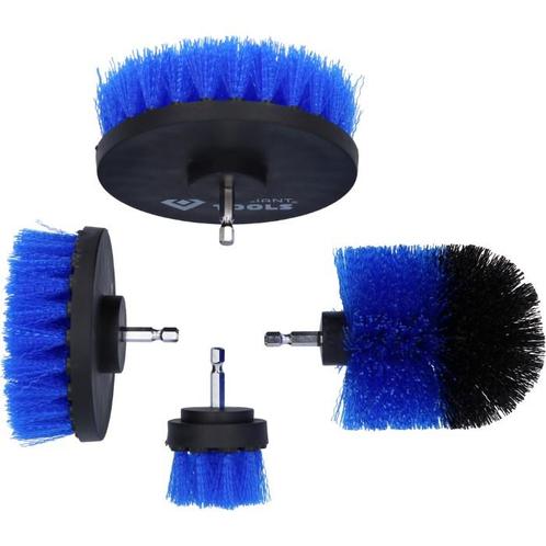 Brilliant Tools Borstelset voor Boormachines 4-delig, Auto diversen, Autogereedschap, Nieuw, Verzenden