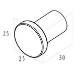 Wiesbaden Alonzo Handdoekhaak - Jashaak - Muurhaak - Klein -, Huis en Inrichting, Badkamer | Badtextiel en Accessoires, Ophalen of Verzenden