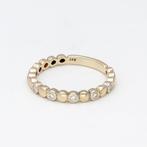 Ring - 14 karaat Geel goud - 0.07ct. tw. Diamant, Nieuw