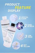 Epoxy giethars a en b 1:1 50+50 ml clear resin crystal art, Hobby en Vrije tijd, Knutselen, Ophalen of Verzenden, Nieuw