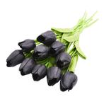 Kunst Boeket - Tulpen Zijden Bloemen Tulp Luxe Boeketten, Huis en Inrichting, Woonaccessoires | Kunstplanten en Kunstbloemen, Verzenden