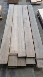 Restpartij 25 m2 eiken multiplank, eduardo, Doe-het-zelf en Verbouw, Hout en Planken, Ophalen, Minder dan 25 mm, Eiken, Zo goed als nieuw