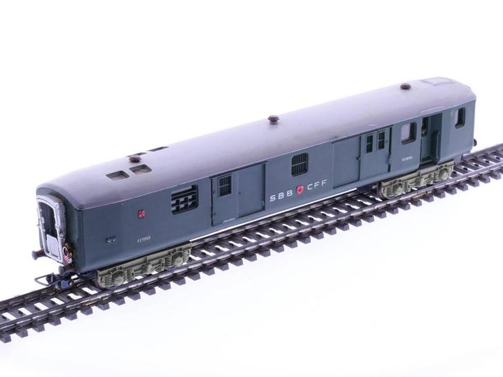 Schaal H0 Pocher 212 SBB CFF bagagerijtuig             #1348, Hobby en Vrije tijd, Modeltreinen | H0, Overige typen, Gebruikt