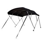 Navishade Biminitop 4 Boog 137cm Zwart Doek-Breedte 170 - 18, Ophalen of Verzenden, Nieuw