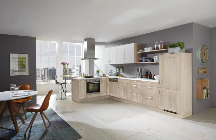 Uit Duitsland, voor U! Prachtige keuken met alle apparatuur, Huis en Inrichting, Keuken | Complete keukens, Kunststof, Hoogglans of Gelakt