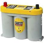 Optima Yellow Top YTS2.1 accu 6V 55Ah 255x90x185x206, Auto-onderdelen, Accu's en Toebehoren, Verzenden, Nieuw