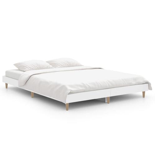 Wit Houten Bedframe 140x190 | Retourdeal | Comfortabel Sl..., Huis en Inrichting, Slaapkamer | Bedden, 140 cm, 190 cm of minder