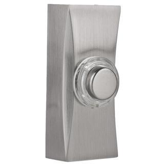 Beldrukker | Byron (Bedraad, Verlicht, Nikkel), Huis en Inrichting, Deurbellen, Nieuw, Verzenden