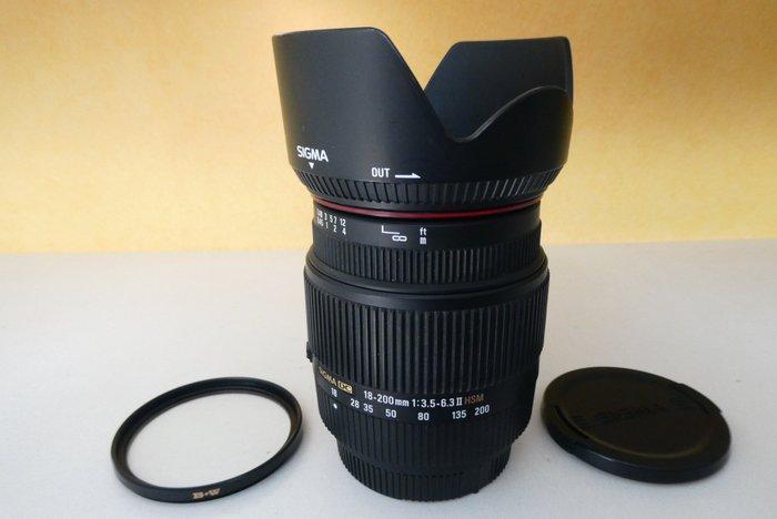 Sigma Sigma DC 18-200 mm F/3.5-6.3 II HSM (macro)Objektief, Audio, Tv en Foto, Fotocamera's Digitaal