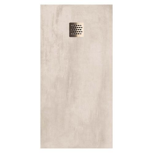 Douchebak Concrete Taupe 80x120 cm, Doe-het-zelf en Verbouw, Sanitair, Douche, Nieuw, Ophalen of Verzenden