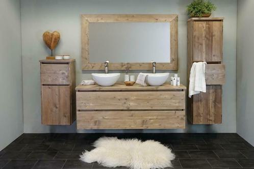 Prachtige Badkamermeubels van steigerhout, Huis en Inrichting, Badkamer | Badkamermeubels, Overige typen, Nieuw