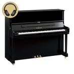Yamaha YUS1 SH3 PE messing silent piano (zwart hoogglans), Nieuw