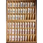 Montessori Blokletters en geschreven letters in houten kiste, Verzenden, Nieuw