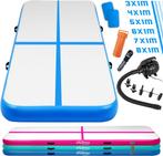 Opblaasbare PVC gym mat 4 x 1m, met elektrische luchtpomp, g, Huis en Inrichting, Verzenden, Nieuw