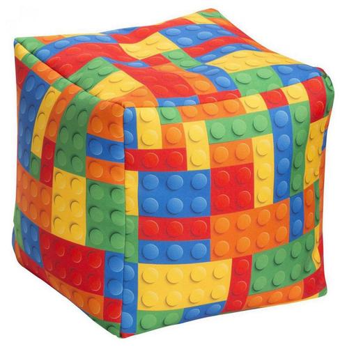 Poef Cube Bricks, Huis en Inrichting, Banken | Voetenbanken en Poefen, Verzenden